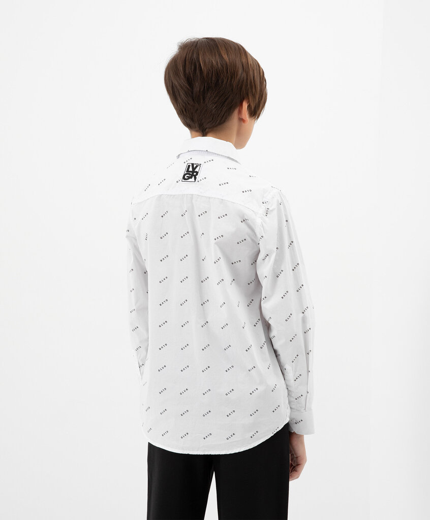 Gulliver krekls ar garām piedurknēm zēniem, baltas krāsas цена и информация | Zēnu krekli | 220.lv
