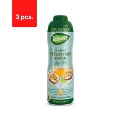 Sīrups TEISSEIRE, Passion Fruit Martini, bez cukura, 0,6l x 3 gab. cena un informācija | Mērces | 220.lv