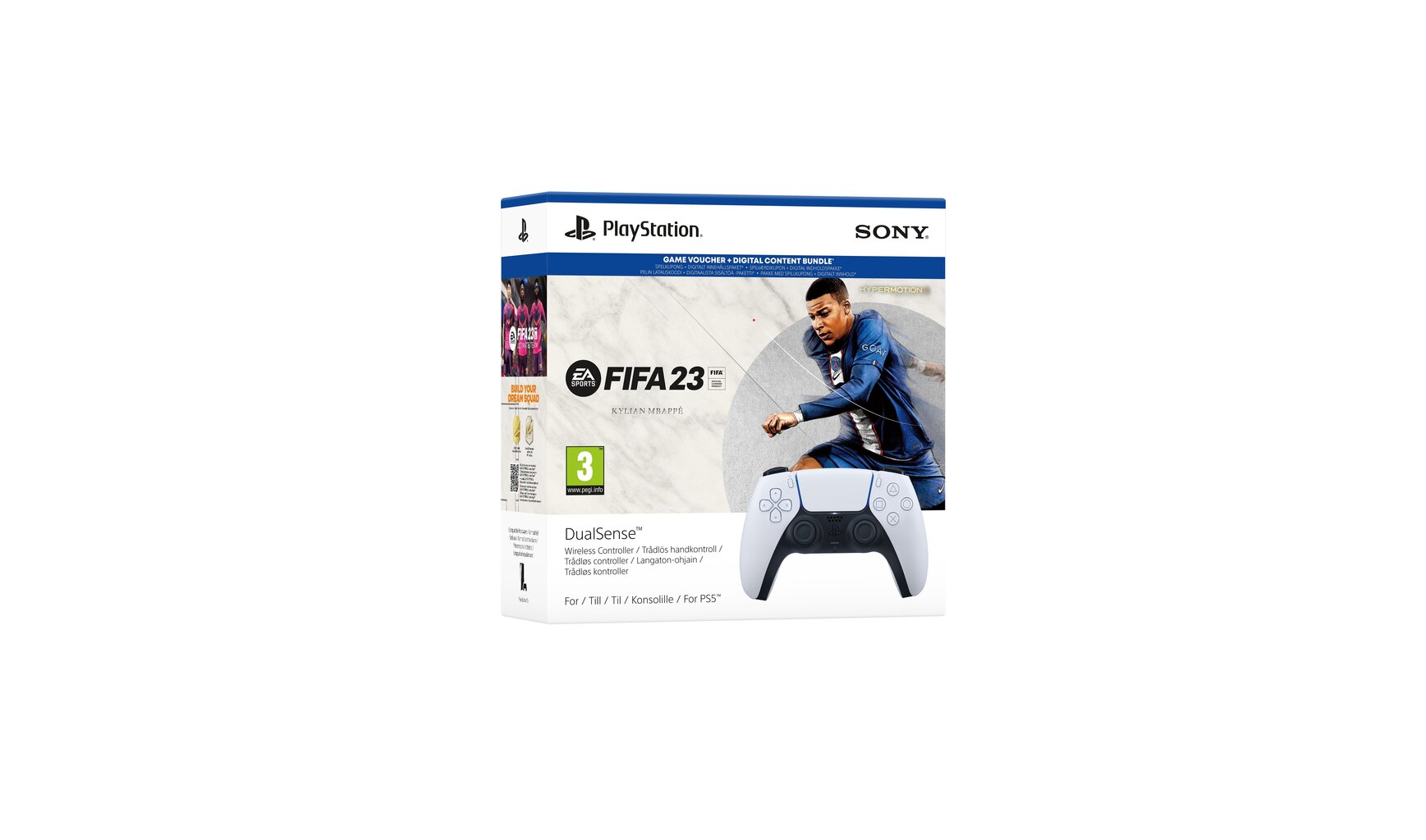 Sony PlayStation DualSense FIFA 23 bundle bezvada kontrolieris (PS5) cena un informācija | Spēļu kontrolieri | 220.lv