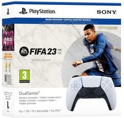 Sony PlayStation DualSense FIFA 23 bundle bezvada kontrolieris (PS5) cena un informācija | Spēļu kontrolieri | 220.lv