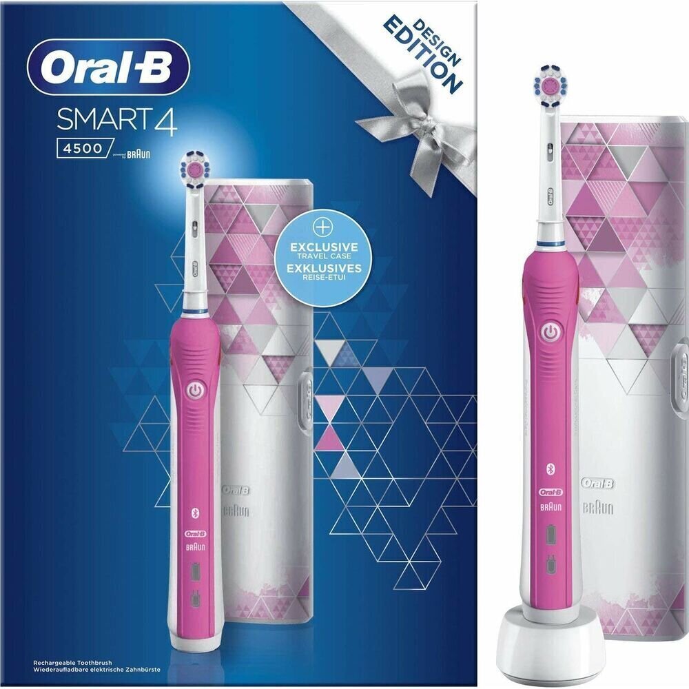 Oral-B 4500 Smart 4 Design Edition cena un informācija | Elektriskās zobu birstes | 220.lv