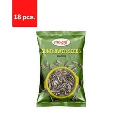 Grauzdētas saulespuķu sēklas MOGYI, zaļa paciņa, 150 g x 18 gab. cena un informācija | Rieksti, sēklas, žāvēti augļi | 220.lv