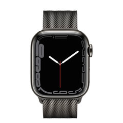 Apple Watch Series 7 41mm Stainless steel GPS+Cellular (Atjaunināts, stāvoklis kā jauns) cena un informācija | Viedpulksteņi (smartwatch) | 220.lv