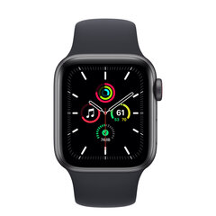 Apple Watch Series SE 40mm Aluminium GPS+Cellular Space Gray (atjaunots, stāvoklis A) cena un informācija | Viedpulksteņi (smartwatch) | 220.lv