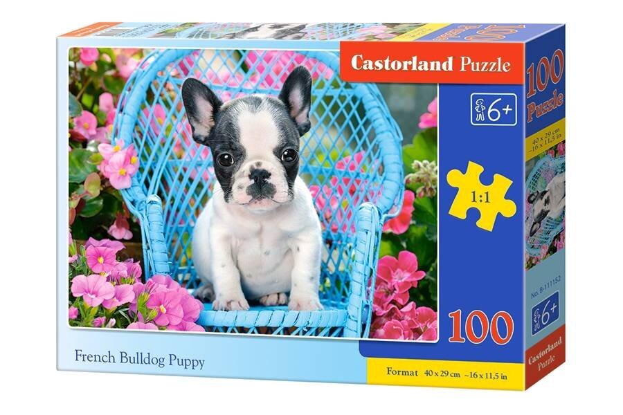 Puzle Bulldog Puppy, 100 d. цена и информация | Puzles, 3D puzles | 220.lv