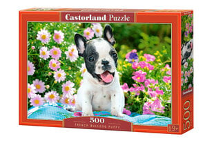 Puzle French Bulldog Puppy, 500 d. cena un informācija | Puzles, 3D puzles | 220.lv