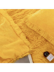 Плед Yeti, A434, темно-желтый цена и информация | Одеяла | 220.lv