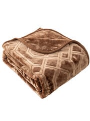 Плед Vito, 160x200, A436, коричневый цена и информация | Одеяла | 220.lv