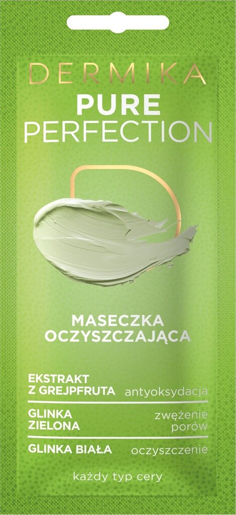 Attīroša sejas maska Dermika Pure Perfection 10 ml cena un informācija | Sejas maskas, acu maskas | 220.lv