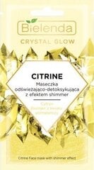 Листовая маска для лица Bielenda Crystal Glow Citrine, 8 г цена и информация | Маски для лица, патчи для глаз | 220.lv
