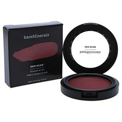 Pūderveida vaigu sārtums BareMinerals Gen Nude, 6 g, You Had Me At Merlot цена и информация | Бронзеры (бронзаторы), румяна | 220.lv