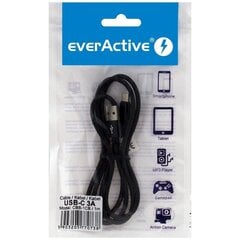 EverActive CBB-1CB, USB-A/USB-C, 1 m цена и информация | Кабели и провода | 220.lv