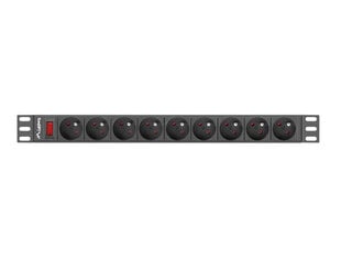 Lanberg PDU-09E-0300-BK цена и информация | Удлинители | 220.lv