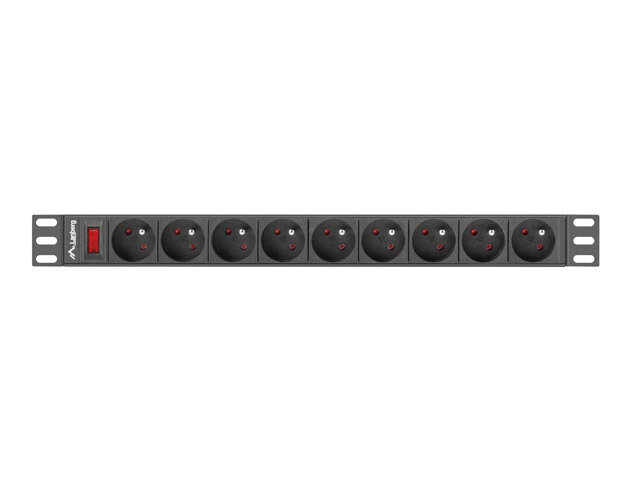 Lanberg PDU-09E-0300-BK цена и информация | Pagarinātāji | 220.lv