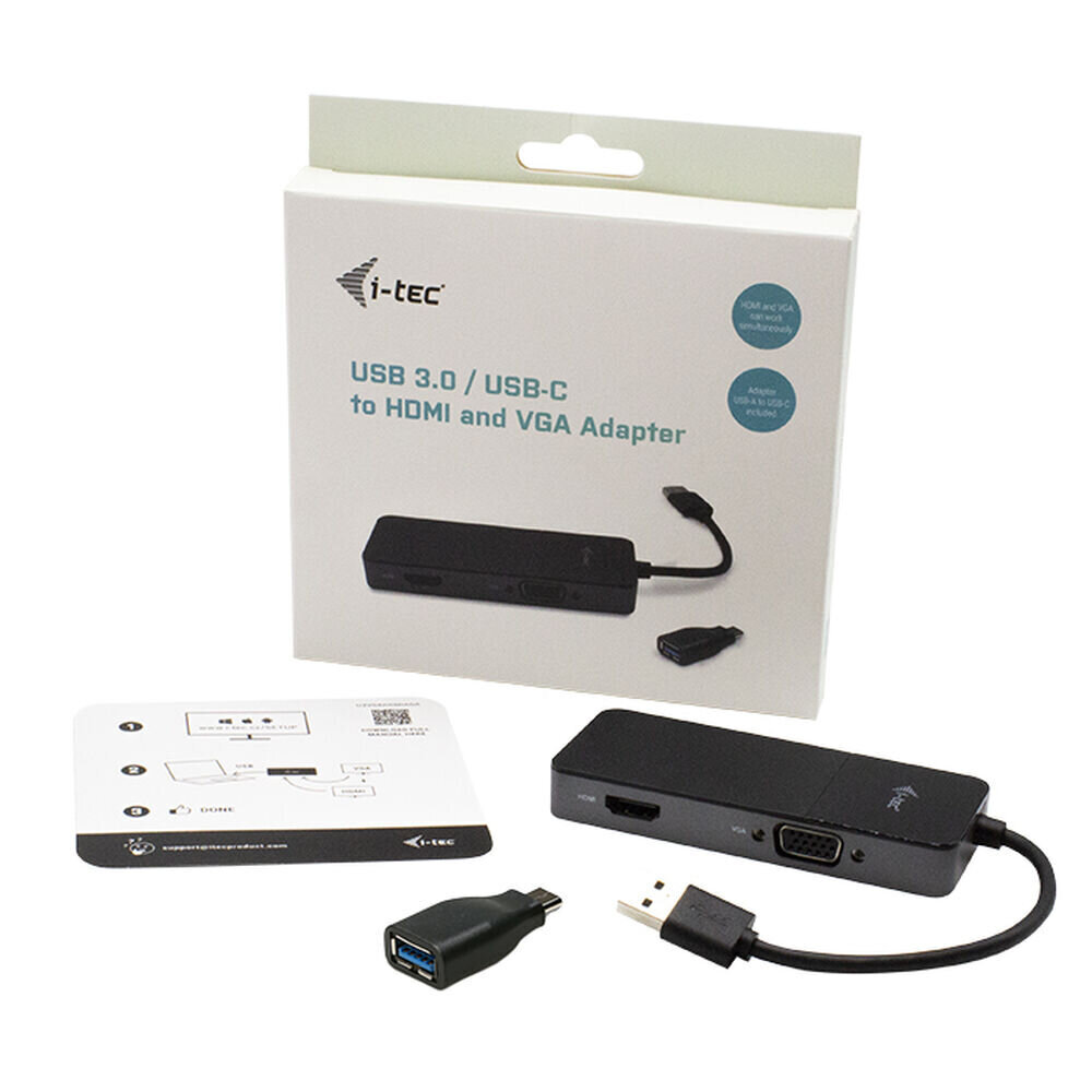 I-tec U3VGAHDMIADA cena un informācija | Adapteri un USB centrmezgli | 220.lv