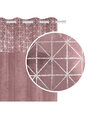 Велюровая штора Глянцевая, 140х250, А495, пудрово-розовая