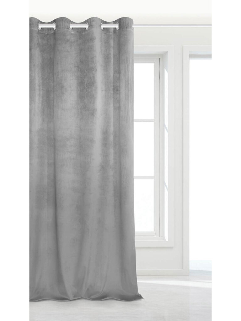 Velūra aizkars Soft Velvet 140x250 A502 - pelēks cena un informācija | Aizkari | 220.lv