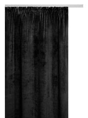 Велюровая штора Soft Velvet, 140x270, A566, черный цвет цена и информация | Шторы, занавески | 220.lv