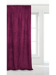 Velūra aizkars Soft Velvet 140x270 A566 - tumši sarkans cena un informācija | Aizkari | 220.lv