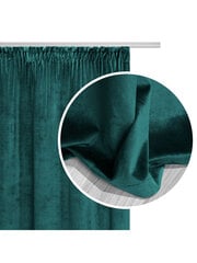 Велюровая штора Soft Velvet, 140x270, A566, темно-зеленый цвет цена и информация | Шторы, занавески | 220.lv