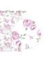 Ziedu aizkars Calmia 140x250 A734 - balts/rozā cena un informācija | Aizkari | 220.lv