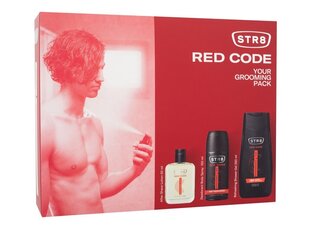 Kosmētiskais dāvanu komplekts vīriešiem STR8 Red Code: balzams pēc skūšanās 50 ml + dušas želeja 250 ml + ķermeņa dezodorants 150 ml. цена и информация | Косметика и средства для бритья | 220.lv