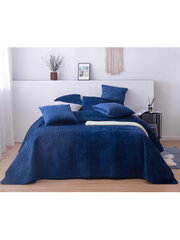 Stepēts gultas pārklājs Moxie A544 - tumši zils cena un informācija | Gultas pārklāji, pledi | 220.lv