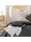 Stepēts gultas pārklājs Pompoo A735 - melns cena un informācija | Gultas pārklāji, pledi | 220.lv