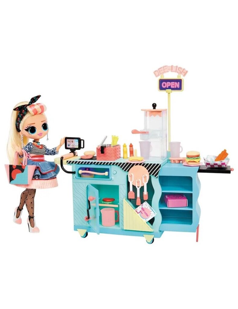 LOL OMG House of Surprises! Exclusive Doll - Miss Sundae - To Go Dinner, snackbar to go cena un informācija | Rotaļlietas meitenēm | 220.lv