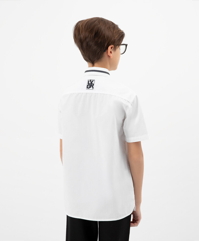 Gulliver krekls ar īsām piedurknēm zēniem, balts cena un informācija | Zēnu krekli | 220.lv