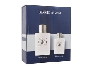Komplekts Giorgio Armani Acqua di Gio vīriešiem: tualetes ūdens EDT, 100 ml + 30 ml цена и информация | Мужские духи | 220.lv