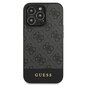 Guess GUHCP13LG4GLGR iPhone 13 Pro / 13 6.1 "gray / gray hard4G Stripe Collection cena un informācija | Telefonu vāciņi, maciņi | 220.lv