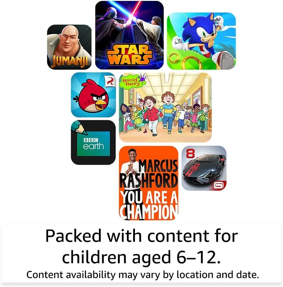 Amazon Fire HD 8 32GB Kids Pro 2022, rainbow universe cena un informācija | Planšetdatori | 220.lv