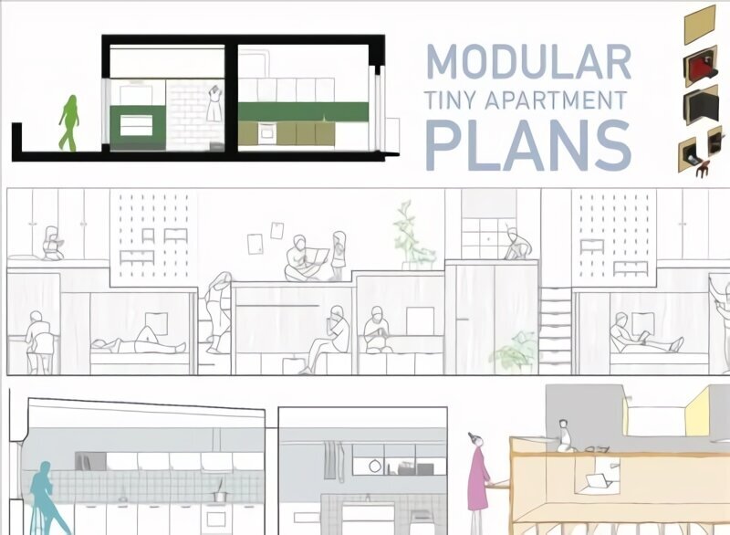 Modular Tiny Apartment Plans цена и информация | Grāmatas par arhitektūru | 220.lv