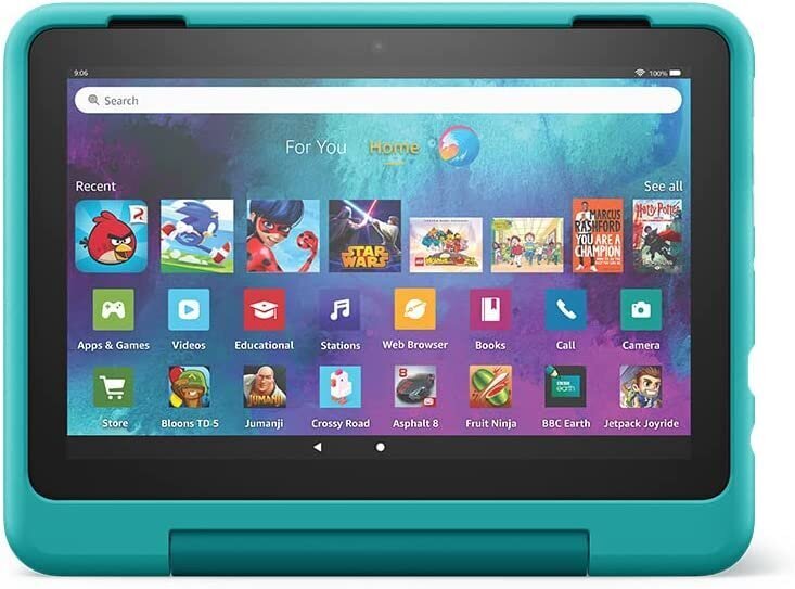 Planšetdators Fire HD 8 Kids pro 32gb Green цена и информация | Planšetdatori | 220.lv