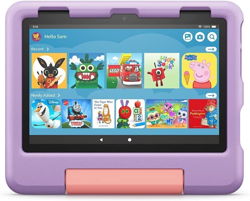 Planšetdators Amazon Fire HD 8 Kids 32gb Violet цена и информация | Planšetdatori | 220.lv