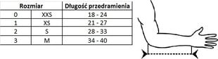 Pleca fiksators TOROS-GROUP melns, 1. izmērs cena un informācija | Ķermeņa daļu fiksatori | 220.lv