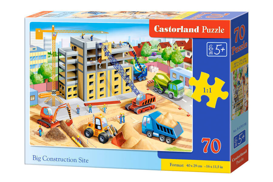 Puzle Big Construction Site, 70 d. cena un informācija | Puzles, 3D puzles | 220.lv