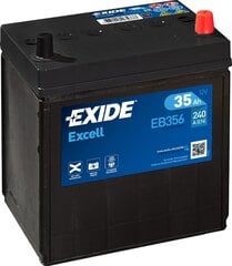 Exide Excell 35Ah 240A startera akumulators 187x127x220-+ cena un informācija | Akumulatori | 220.lv
