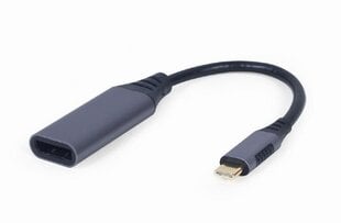 Адаптер USB C - DisplayPort GEMBIRD A-USB3C-DPF-01 цена и информация | Адаптеры и USB разветвители | 220.lv