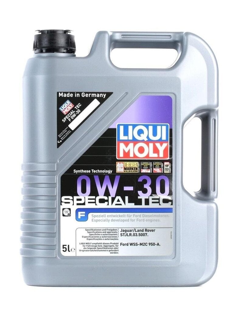 Dzinēja eļļa Liqui Moly Special Tec F 0W30 Ford 5 litri цена и информация | Motoreļļas | 220.lv