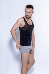 Koriģējošais krekls Body Perfect Mitex For Men, 180-190cm, melns цена и информация | Нижнее корректирующее белье | 220.lv