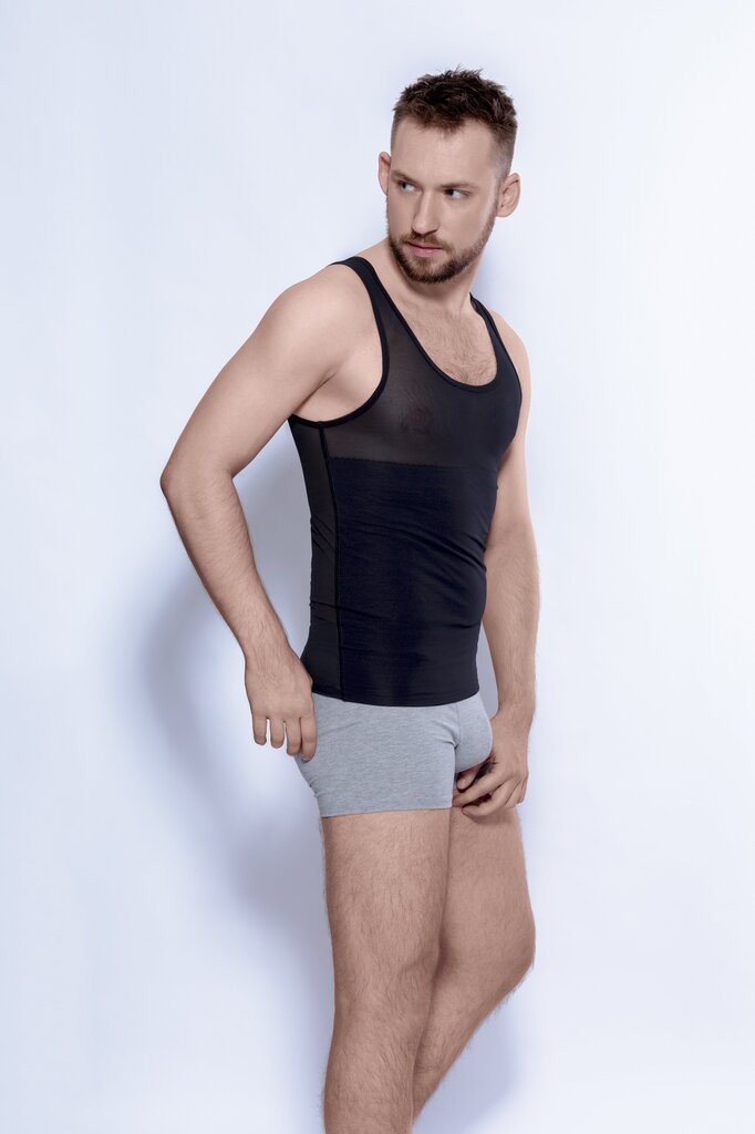 Koriģējošais krekls Body Perfect Mitex For Men, 180-190cm, melns цена и информация | Koriģējošā veļa | 220.lv