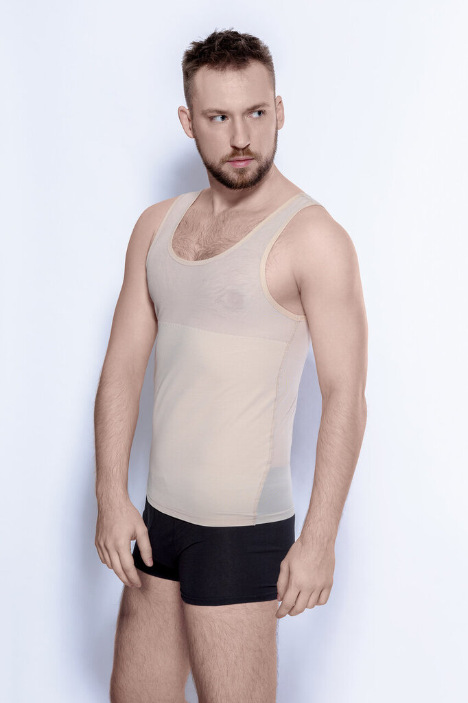Koriģējošais krekls Body Perfect Mitex For Men, 170-180cm, bēšs cena un informācija | Koriģējošā veļa | 220.lv