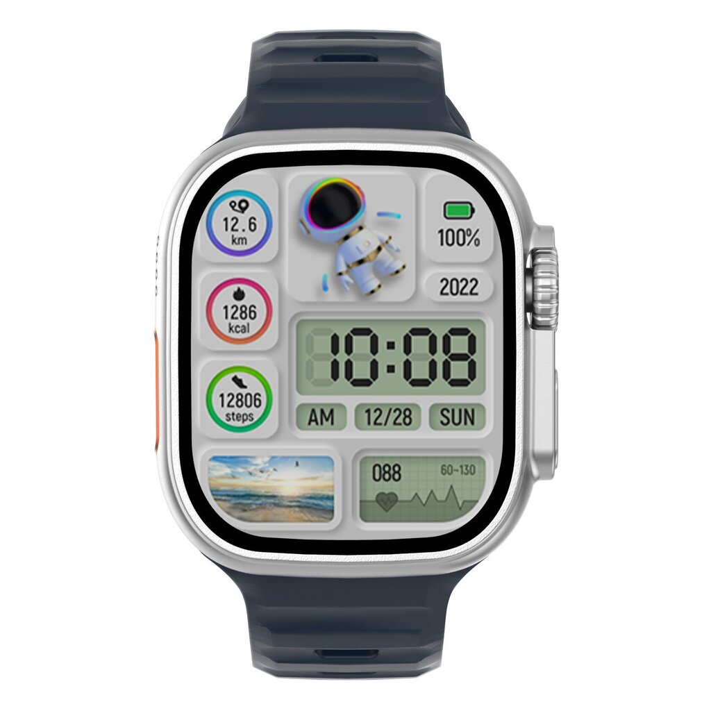 DT NO.1 DT8 Ultra Black cena un informācija | Viedpulksteņi (smartwatch) | 220.lv