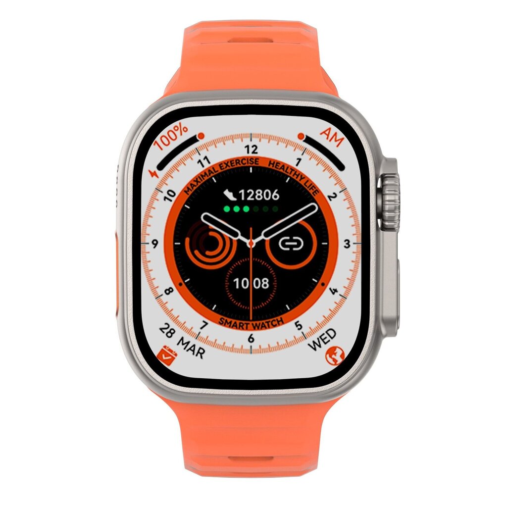 DT NO.1 DT8 Ultra Orange цена и информация | Viedpulksteņi (smartwatch) | 220.lv