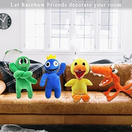 Mīksto plīša rotaļlietu Rainbow friends, oranžais krokodils cena un informācija | Mīkstās (plīša) rotaļlietas | 220.lv
