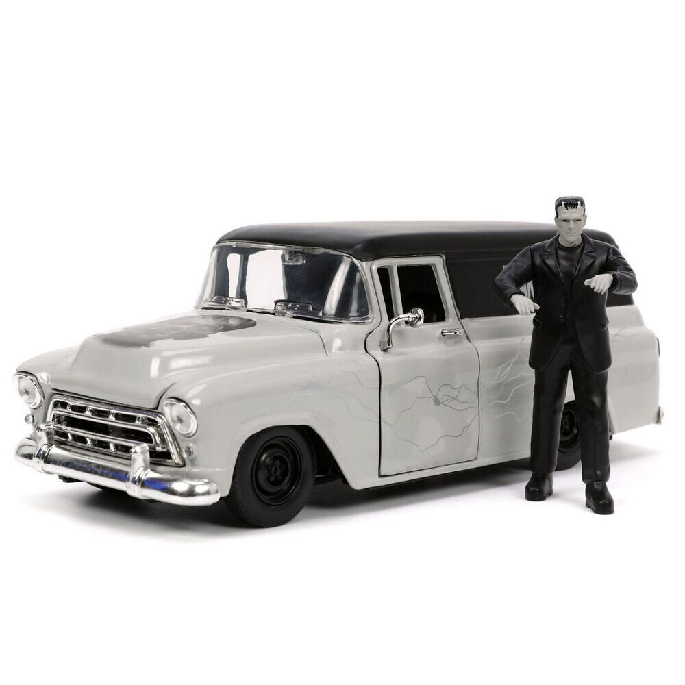 Frankenstein Chevy Suburban Delivery 1957 auto + figūru komplekts cena un informācija | Rotaļlietas zēniem | 220.lv