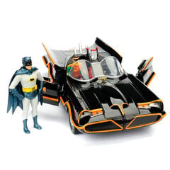 Автомобиль + набор фигурок DC Comics Batman Batmovil metal Classic 1966 цена и информация | Игрушки для мальчиков | 220.lv