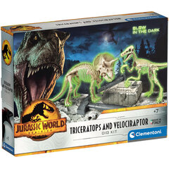 Jurassic World T-Rex un Pteranodon rakšanas komplekts цена и информация | Развивающие игрушки | 220.lv